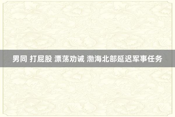 男同 打屁股 漂荡劝诫 渤海北部延迟军事任务