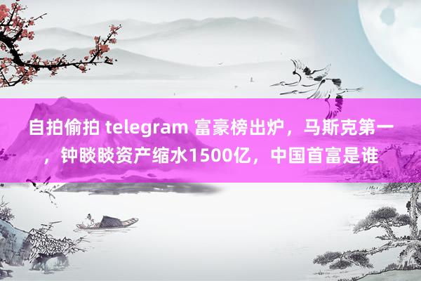 自拍偷拍 telegram 富豪榜出炉，马斯克第一，钟睒睒资产缩水1500亿，中国首富是谁