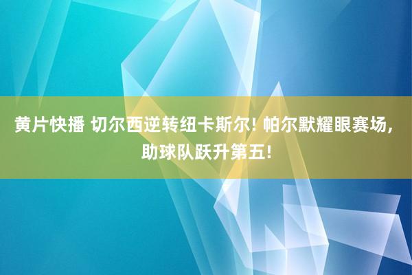 黄片快播 切尔西逆转纽卡斯尔! 帕尔默耀眼赛场， 助球队跃升第五!