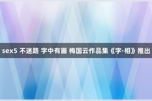 sex5 不迷路 字中有画 梅国云作品集《字·相》推出