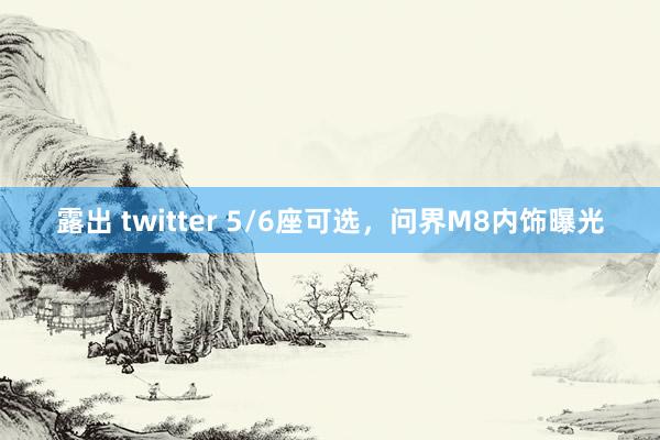 露出 twitter 5/6座可选，问界M8内饰曝光